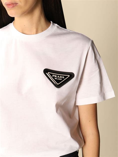 prada t shirts price in i|prada white and pink t shirt.